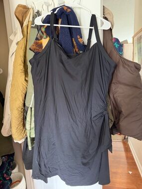 Lands End women’s swim dress black 26W